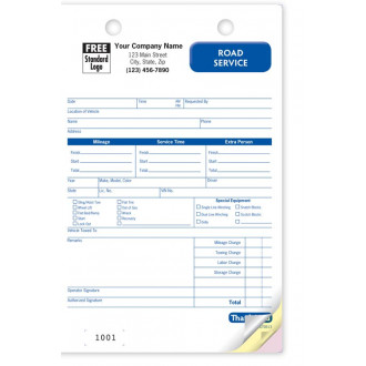 Road Service Form