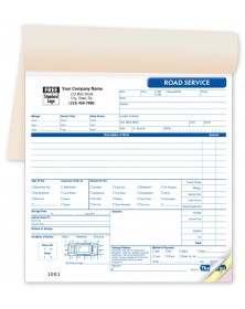  AUT2527, Road Service Book  auto forms, auto repair order forms, automotive repair order