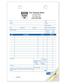  GEN0631, Register Form Service Order  