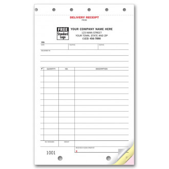 Delivery Receipt Forms