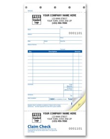Service Order Forms with Claim Checks 