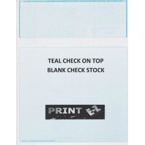 Blank Computer Checks 
