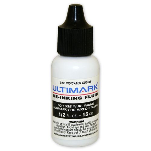 Black Ink Refill for Pre-Inked Stamp Black Ink Refill for Pre-Inked Stamp