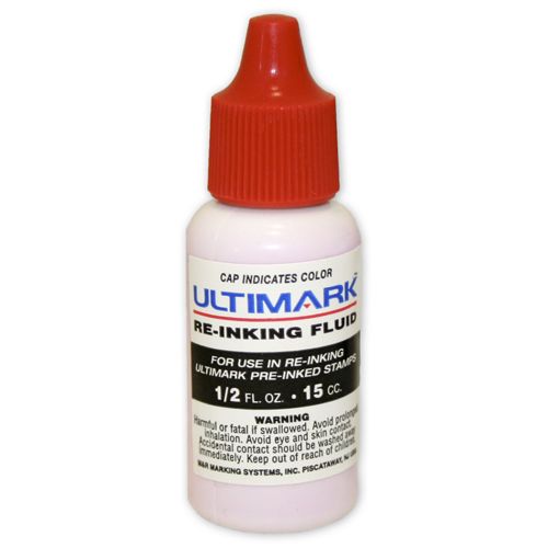 Red Ink Refill for Pre-Inked Stamp Red Ink Refill for Pre-Inked Stamp