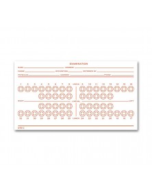 Dental Exam Record Slips Numbered Teeth System C - D76C 