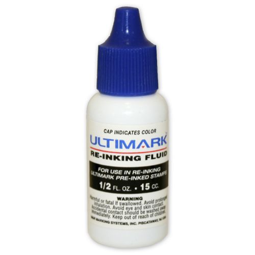 Blue Ink Refill for Pre-Inked Stamp Blue Ink Refill for Pre-Inked Stamp