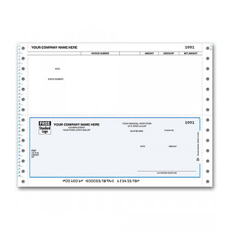 Continuous Bottom Accounts Payable Check