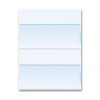 Laser 2 Up Check Blank Check Stock