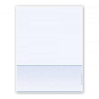 Laser Bottom Blank Check Stock 7.5" Voucher