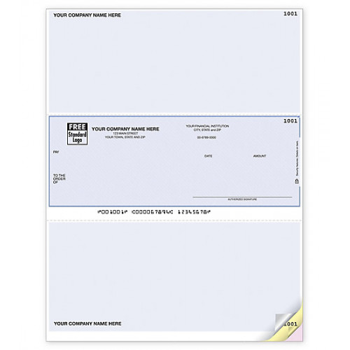 Laser Middle Checks, One Write Plus Compatible Laser Middle Checks, One Write Plus Compatible