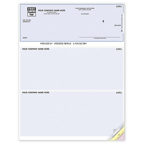 Unlined Laser Check, Microsoft Office Accounting Compatible Unlined Laser Check, Microsoft Office Accounting Compatible