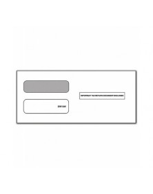 1099 Double Window Envelope Wide For 3-Up 1099s, Gummed w2 envelopes , 1099 Tax Envelopes
