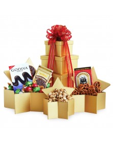 Holiday Superstar Food Gift Tower