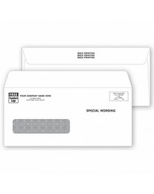 Single Window Confidential Envelope 10 double window envelope, business envelopes 10, 10 envelopes printed