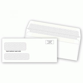 Self –Sealing  Double Window Check Envelopes