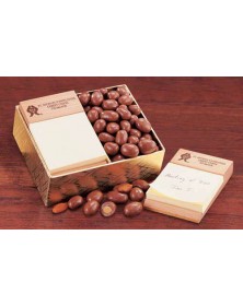 Note Holders with Beech Post-it® Note Holder with Milk Chocolate Almonds 