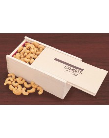  Wooden Collector's Box with Extra Fancy Jumbo Cashews 