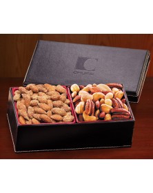 Faux Leather with Deluxe Mixed Nuts & BBQ Smoked Almonds