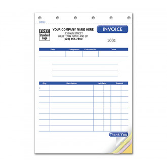Compact Invoice, Carbonless