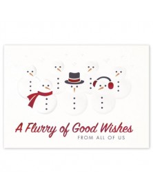 Flurry of Wishes Holiday Cards 