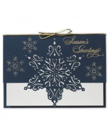 Star of Snow Laser Cut Holiday Cards 