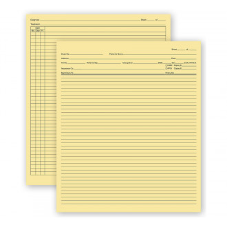 General Patient Exam Records Folder W/O Account Record