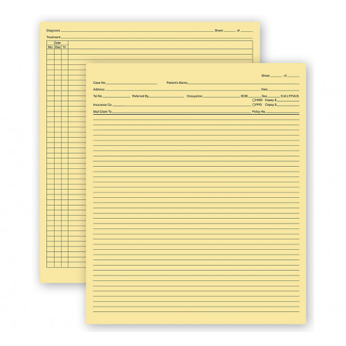 General Patient Exam Records Folder W/O Account Record General Patient Exam Records Folder W/O Account Record