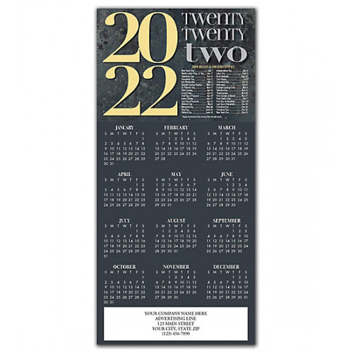 2022 Bold Year Calendar Cards 2022 Bold Year Calendar Cards