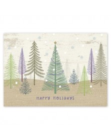 Pastel Pines Holiday Cards 