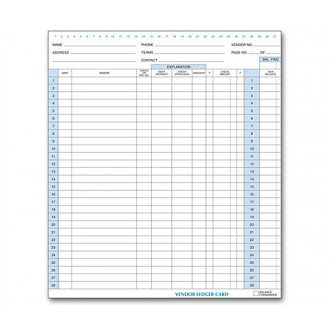 A/P Vendor Ledger