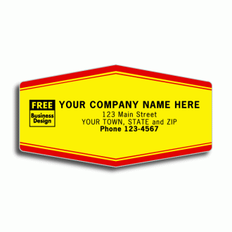 Tough Laminated Yellow Service Labels