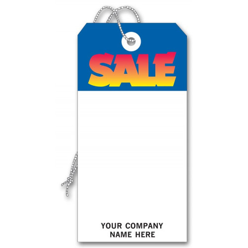 Large Price Tag - Blue Large Price Tag - Blue