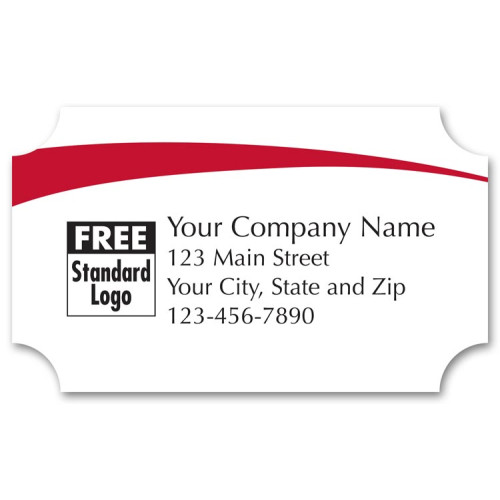 Custom White Glossy Labels Custom White Glossy Labels