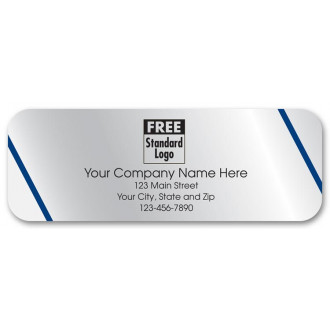 Preprinted Marketing Silver Labels