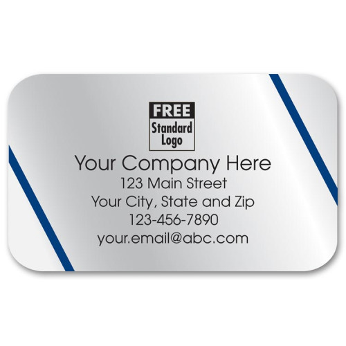 Promotional Rectangular Silver Labels Promotional Rectangular Silver Labels