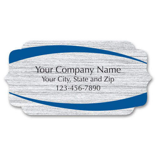 Preprinted Advertising Silver Label Preprinted Advertising Silver Label