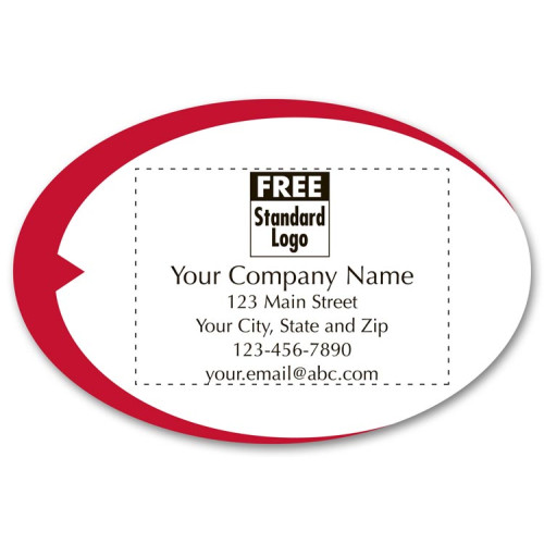 White with Red Swish Marketing Labels White with Red Swish Marketing Labels