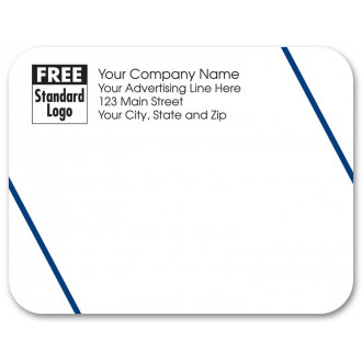 Navy Angles Mailing Labels
