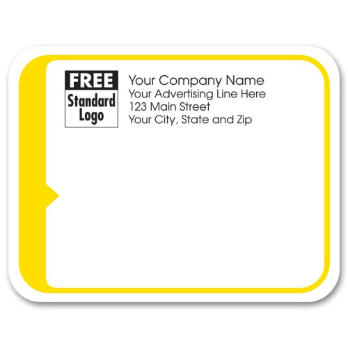 Rectangular Yellow Mailing Labels Rectangular Yellow Mailing Labels
