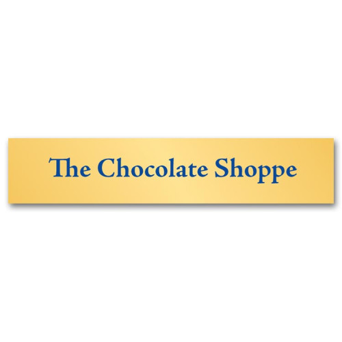 Square Corner Advertising Label Strips Square Corner Advertising Label Strips