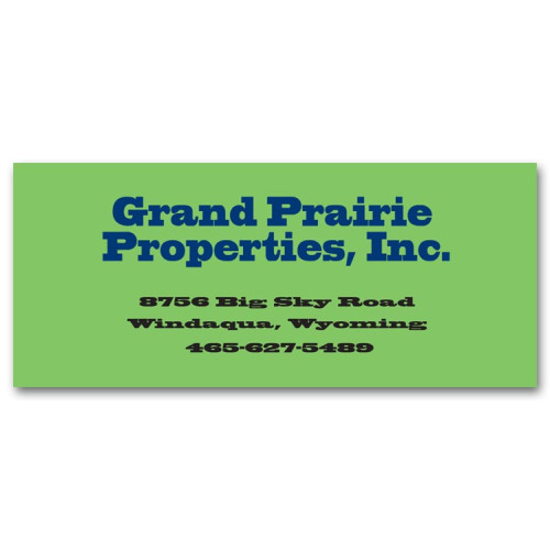 Paper Advertising Business Labels Paper Advertising Business Labels