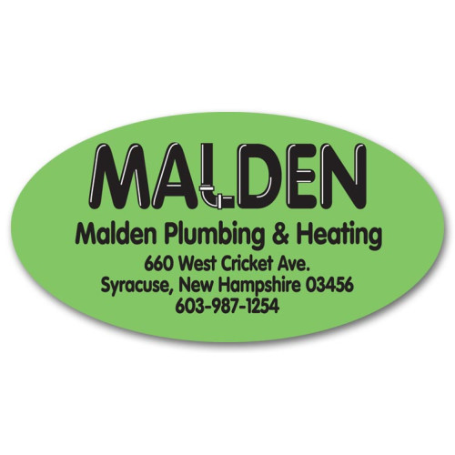 Oval Advertising Stickers Oval Advertising Stickers