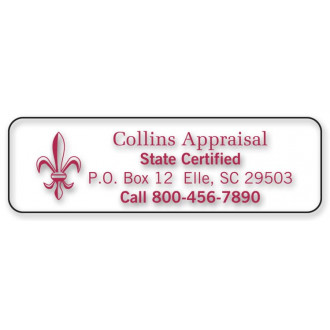 Rectangular Polyester Advertising Labels