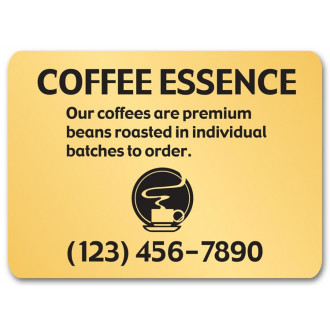 Large Advertising Rectangle Labels