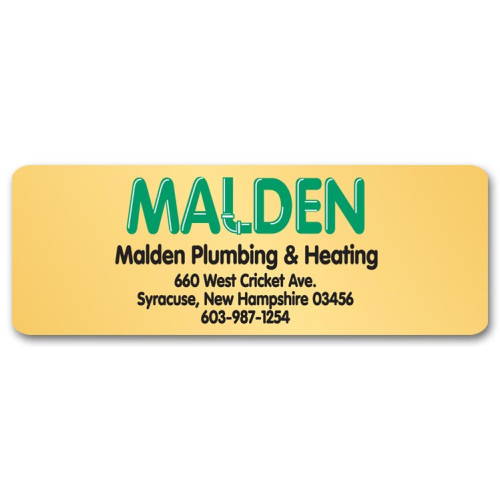 Custom Printed Poly Label Custom Printed Poly Label