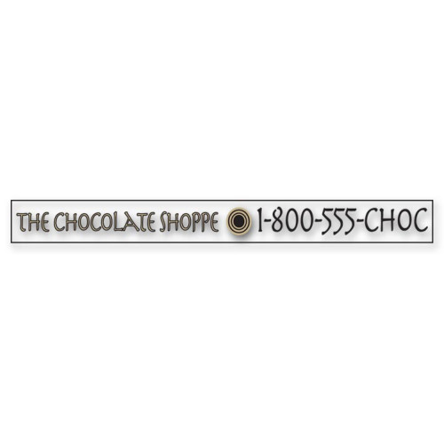Square Corner Corporate Address Label Strip Square Corner Corporate Address Label Strip