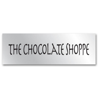 Chrome Poly Business Label