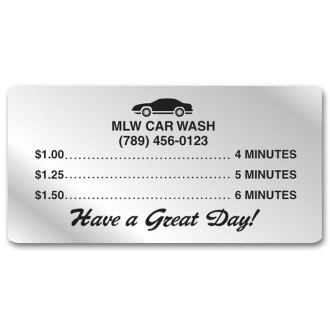 Rectangular Weatherproof Stickers