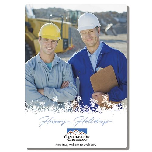 Off the Script Flat Holiday Photo Cards 