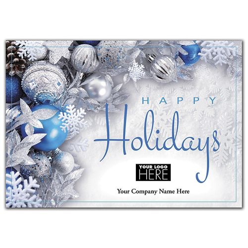 Blue Radiance Holiday Logo Cards 